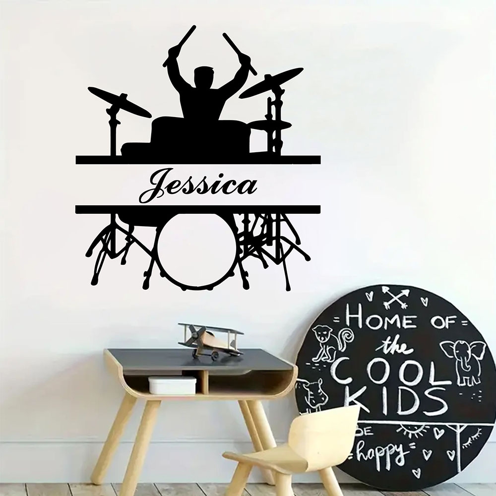 Musical Instrument Art - 1 unidad de pegatinas de pared