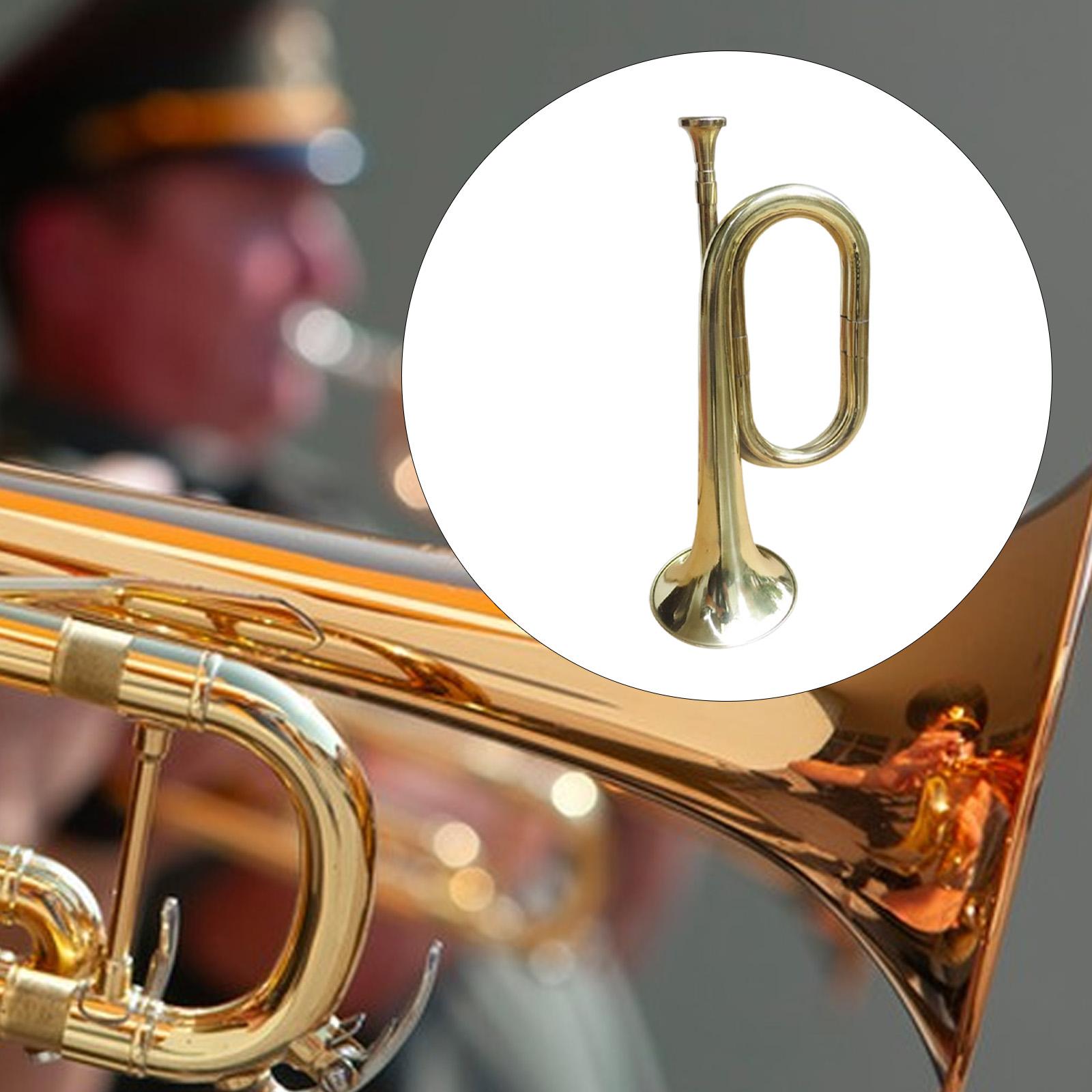 Musical Instrument Bugle - Trompeta Musical, Instrumento de Latón Reforzado