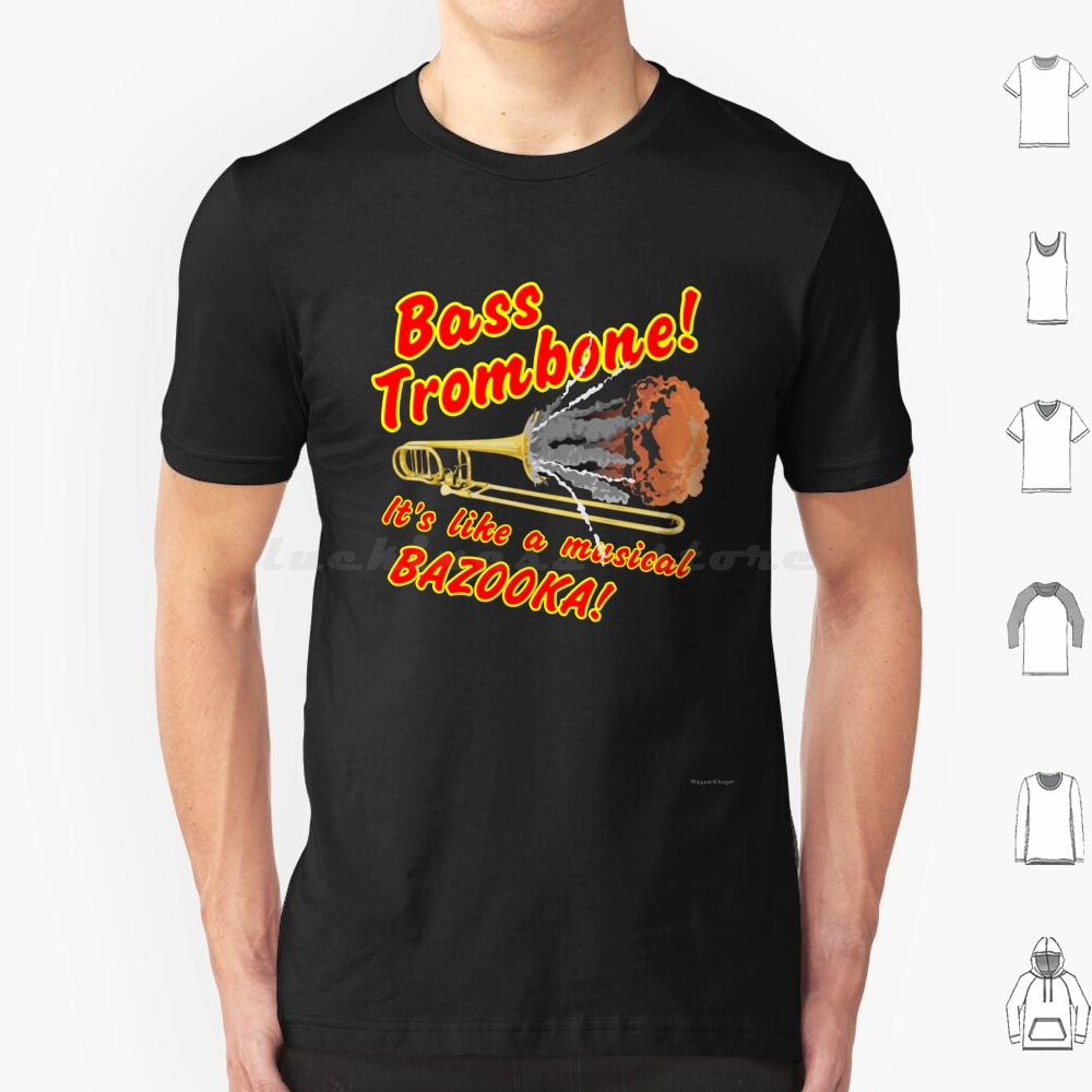 Musical Instrument Bazooka - Bass Trombone Musical Bazooka camiseta hombres