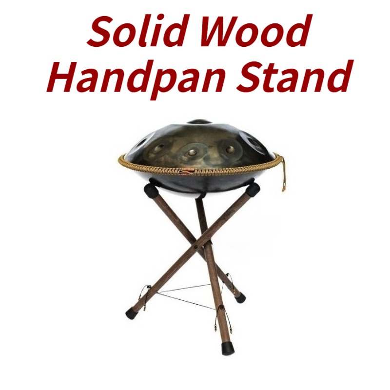 Musical Instrument Handpan - Soporte para Handpan de Madera Maciza,