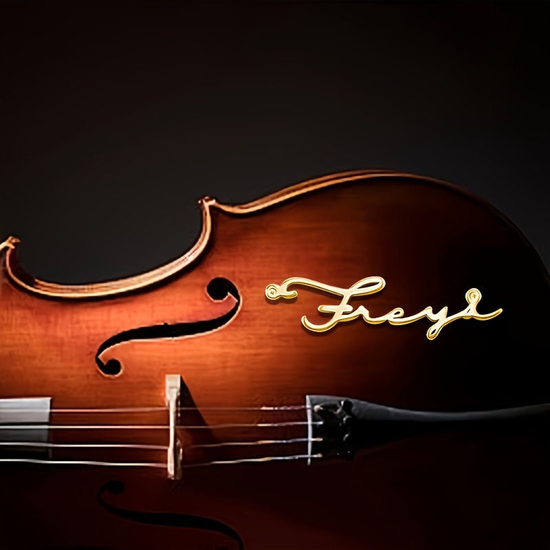 Musical Instrument And Name - [Personalizado] Placas decorativas con nombres, placas