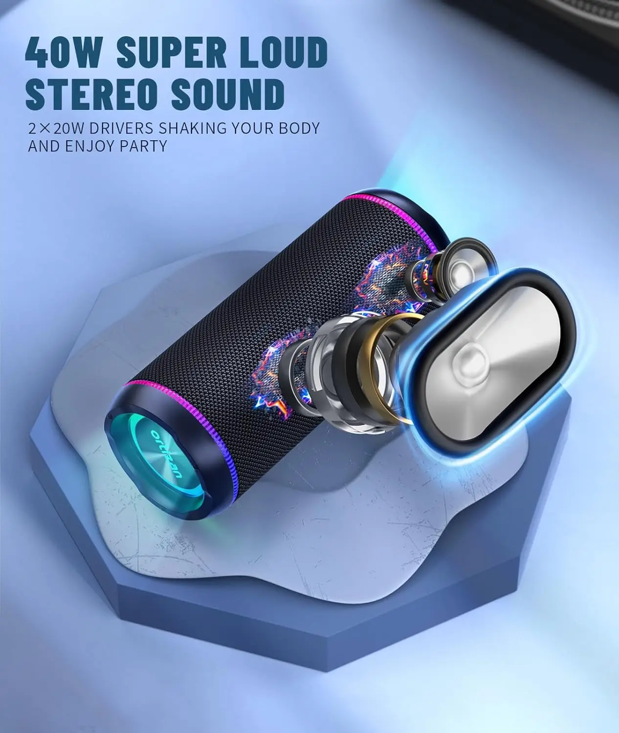 Altavoz Bluetooth Ortizan X30, - Musical Instrument Vector reseña y precio