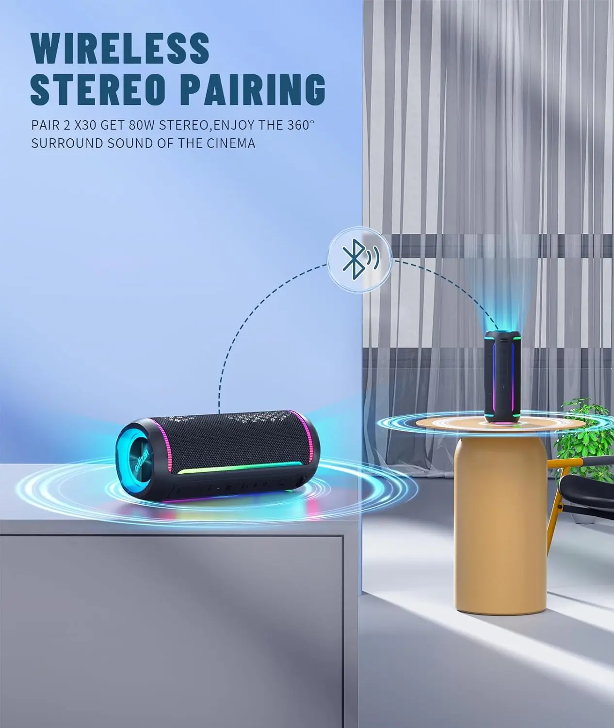 Altavoz Bluetooth Ortizan X30, - Musical Instrument Vector reseña y precio