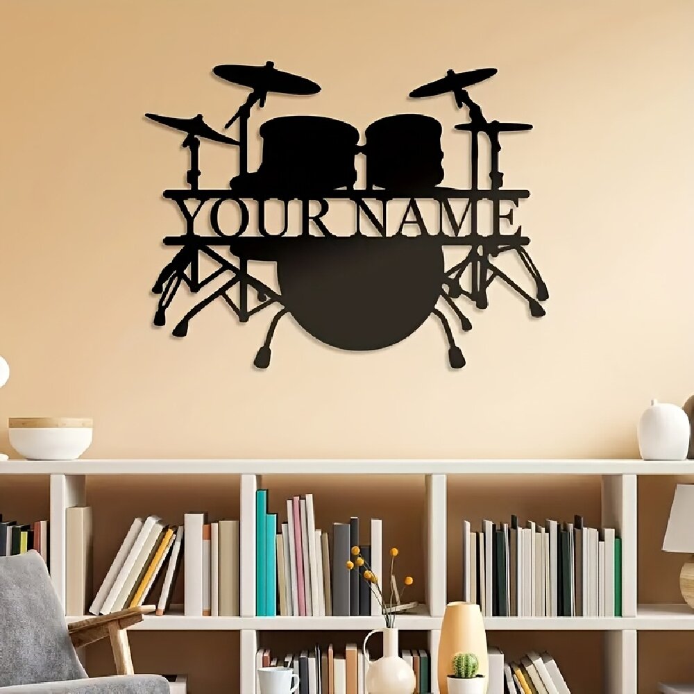 Letrero de Metal Personalizado - Musical Instrument And Name reseña y precio