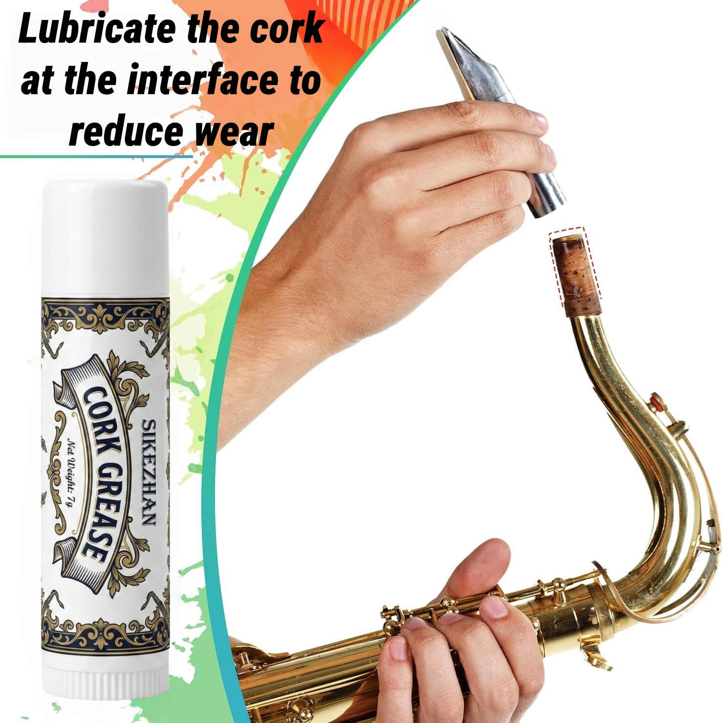 Grasa de corcho premium para c - Musical Instrument Bazooka reseña y precio