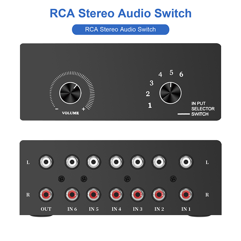 Selector de Audio de 6 vías, i - Musical Instrument Vector reseña y precio