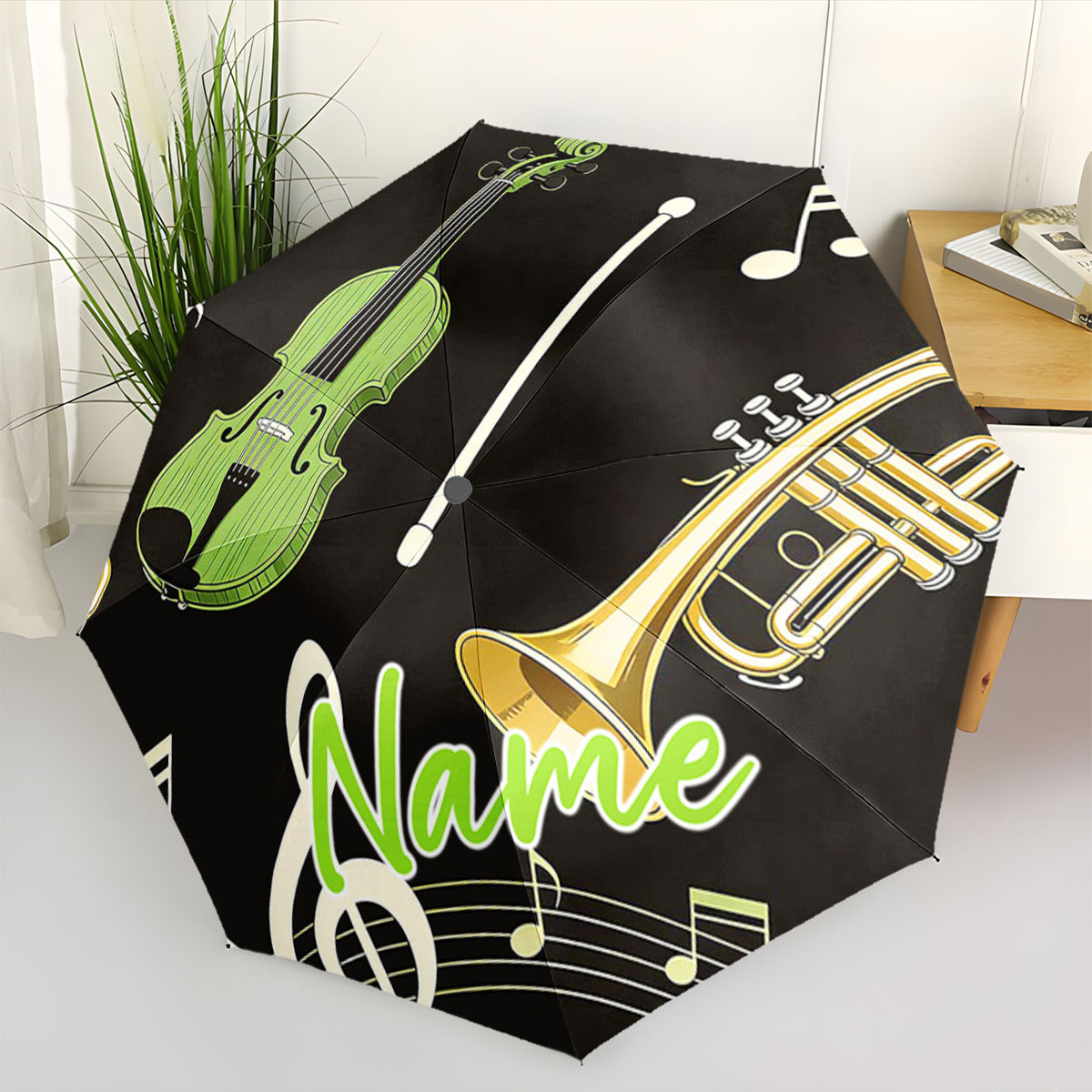 Paraguas con Diseño de Instrum - Musical Instrument And Name reseña y precio