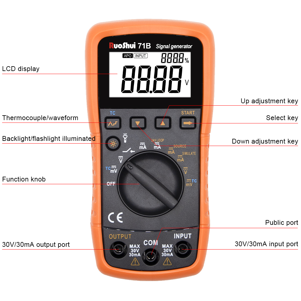 RuoShui 71B V/MA instrumento d - Musical Instrument Vector reseña y precio
