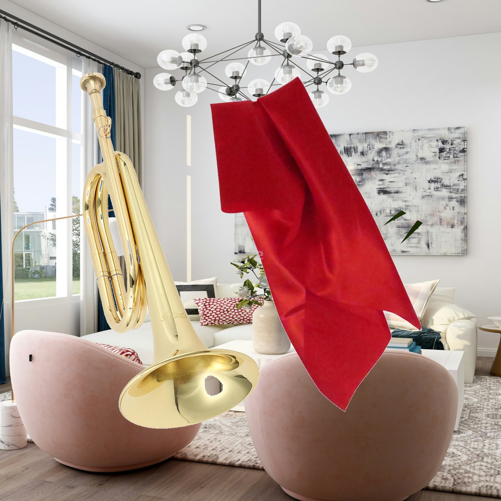Mini Trompeta de Latón con Boq - Musical Instrument Bugle reseña y precio