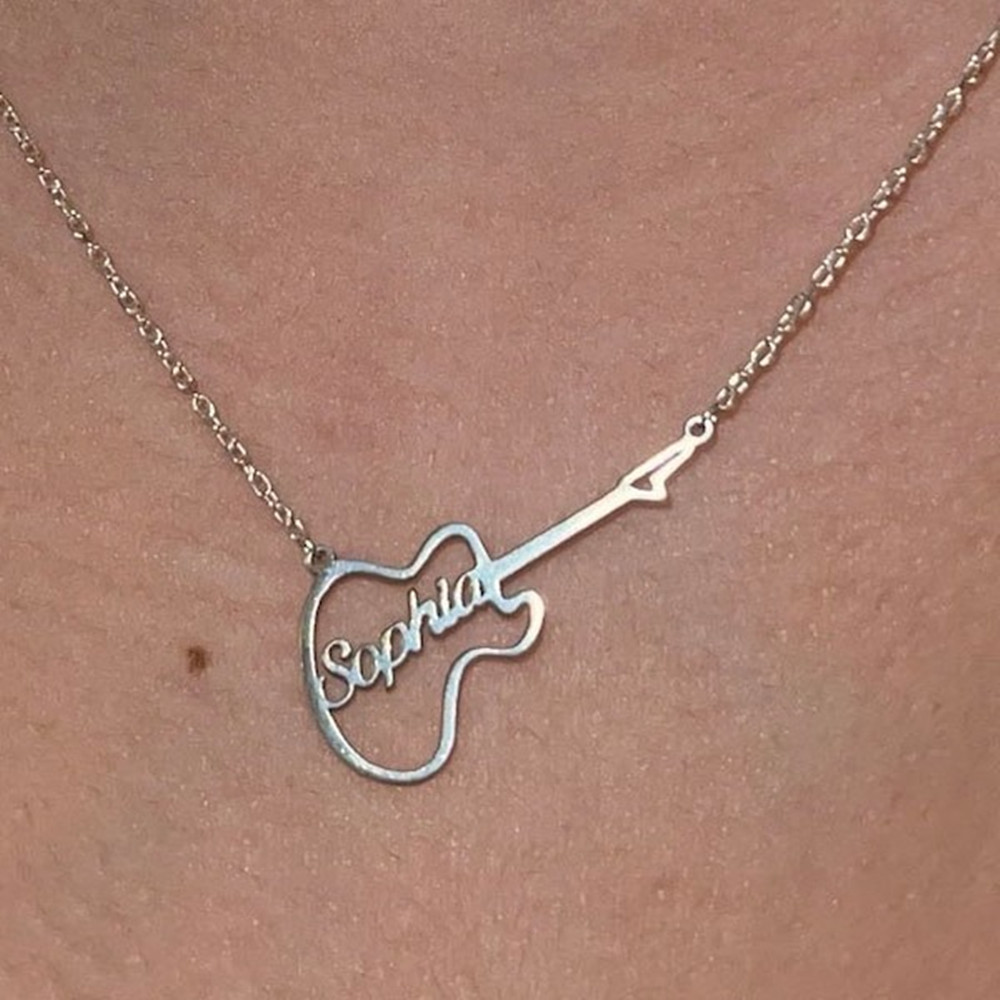 Collar de violín personalizado - Musical Instrument And Name reseña y precio