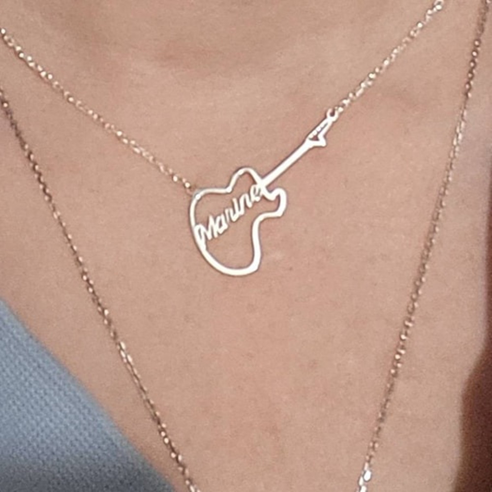 Collar de violín personalizado - Musical Instrument And Name reseña y precio